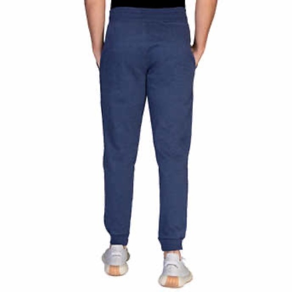 New Mens Under Armour Hustle Fleece Sweatpants Blue - Picture 2 of 14